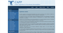 Desktop Screenshot of capp.com.ar