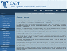Tablet Screenshot of capp.com.ar